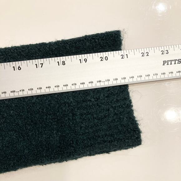 NWT ASOS Sweater 6 Emerald-Green Wool-Blend Oversized Boucle-Knit Long-Sleeve - Picture 10 of 10